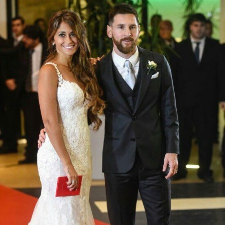 Ciro Messi Roccuzzo's parents married in 2017.